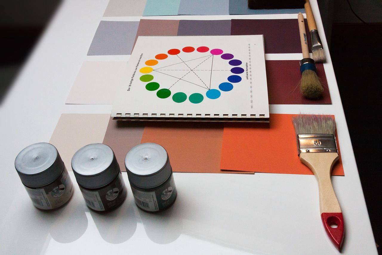 Webdesign Inspiration - Knallige Farben