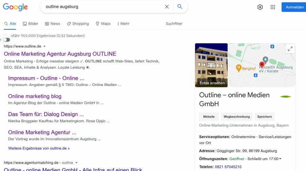 Google My Business Eintrag in den Suchergebnissen: So nutzen Sie das Profil effektiv